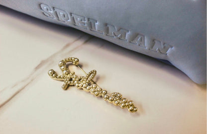 SPELMAN PEARL BROOCH