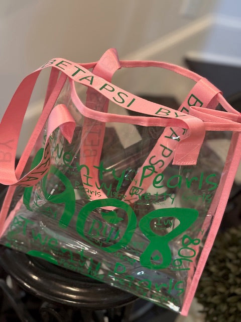 Beta Psi Clear Bag (Pre-Order) (Copy)