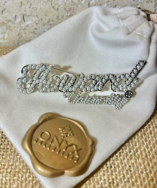 HOWARD UNIVERSITY PEARL BROOCH