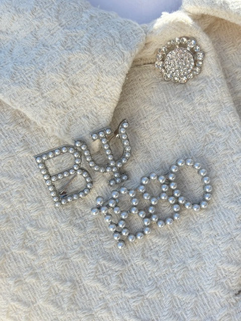 Beta Psi Pearl Brooch