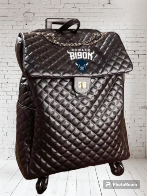 HOWARD UNIVERSITY QUILTED LUGGAGE